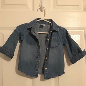 Toddler Girls Denim Shirt